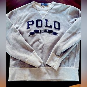 Grey Men’s Polo 1967 sweatshirt in size L